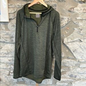 Green Quarter-Zip hoodie